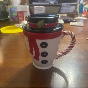 Snowman Mug w/Lid